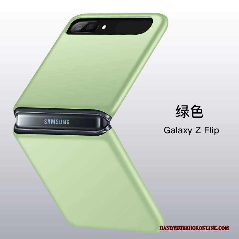 Custodia Samsung Z Flip Silicone Piegare Tutto Incluso, Cover Samsung Z Flip Protezione Trasparentetelefono