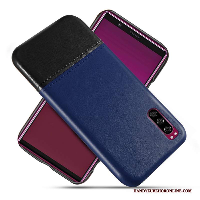 Custodia Sony Xperia 1 Ii Pelle Qualità Verde, Cover Sony Xperia 1 Ii Protezione Telefono Di Personalità