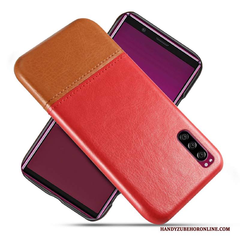 Custodia Sony Xperia 1 Ii Pelle Qualità Verde, Cover Sony Xperia 1 Ii Protezione Telefono Di Personalità