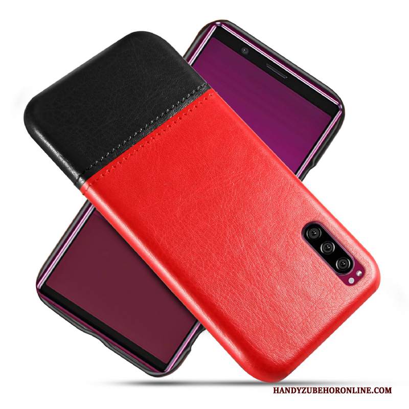 Custodia Sony Xperia 1 Ii Pelle Qualità Verde, Cover Sony Xperia 1 Ii Protezione Telefono Di Personalità