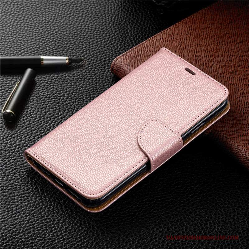 Custodia Sony Xperia 10 Portafoglio Rosa Ornamenti Appesi, Cover Sony Xperia 10 Pelle Telefono Tutto Incluso