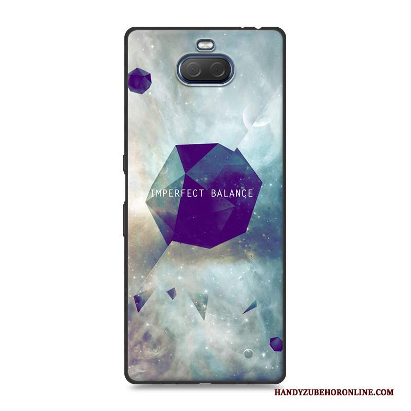 Custodia Sony Xperia 10 Protezione Blutelefono, Cover Sony Xperia 10 Colore Morbido Scenario