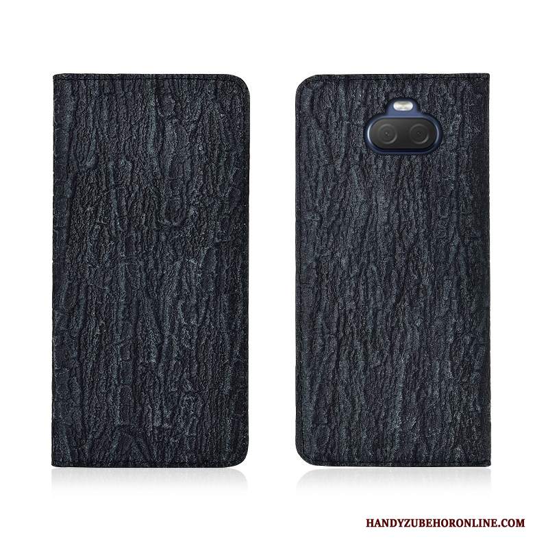 Custodia Sony Xperia 10 Protezione Rosso Albero, Cover Sony Xperia 10 Pelle Tutto Incluso Macchiati