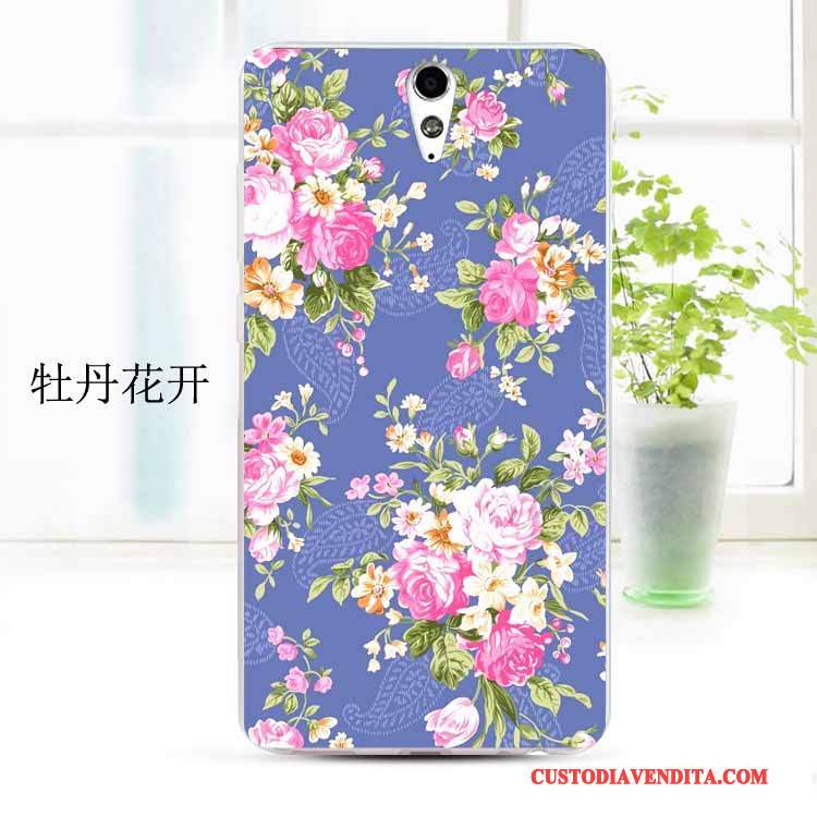 Custodia Sony Xperia C5 Ultra Dual Silicone Morbido Giallo, Cover Sony Xperia C5 Ultra Dual Cartone Animato Telefono