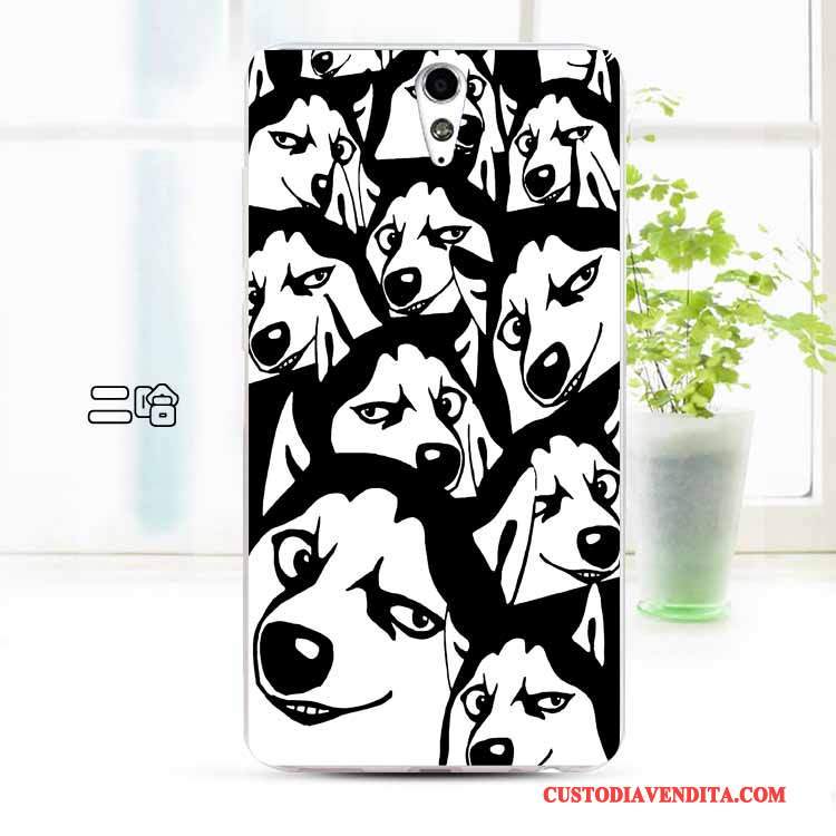 Custodia Sony Xperia C5 Ultra Dual Silicone Morbido Giallo, Cover Sony Xperia C5 Ultra Dual Cartone Animato Telefono