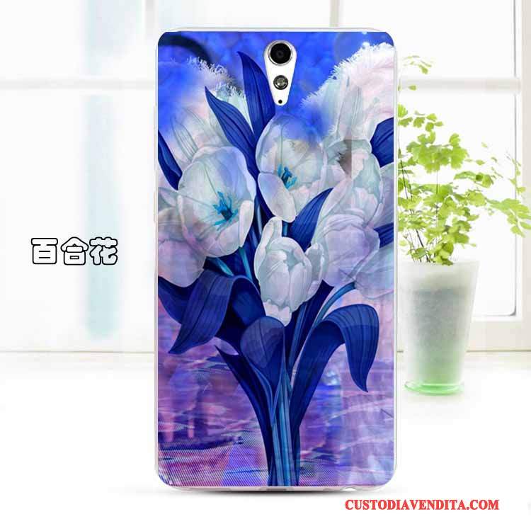 Custodia Sony Xperia C5 Ultra Dual Silicone Morbido Giallo, Cover Sony Xperia C5 Ultra Dual Cartone Animato Telefono