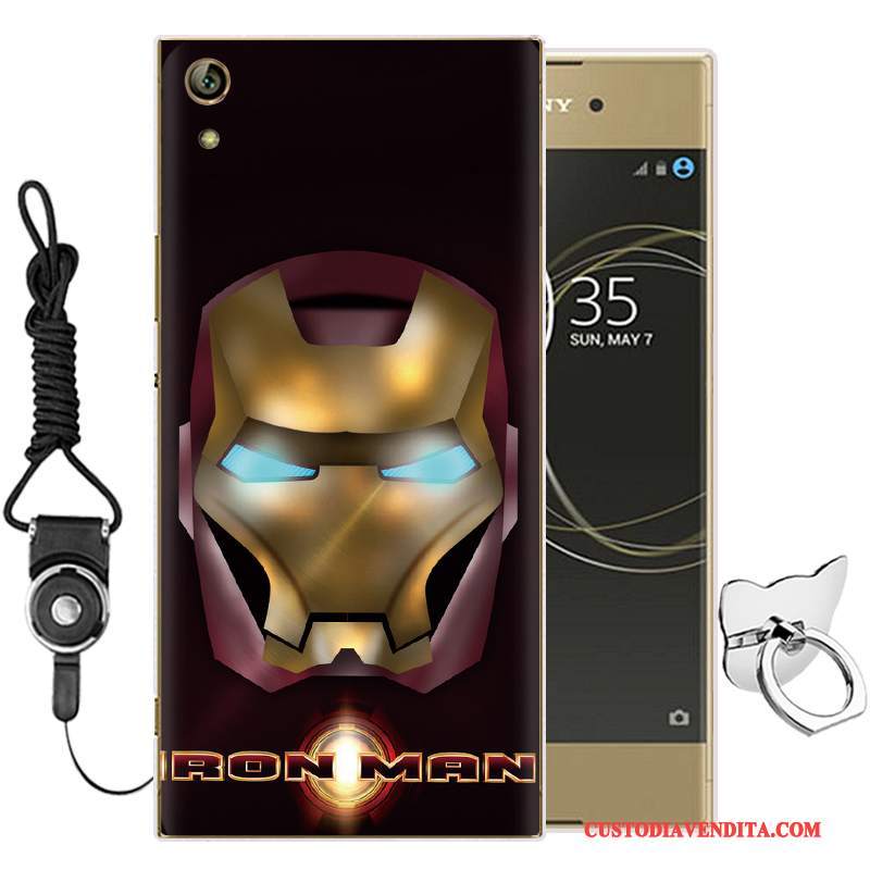 Custodia Sony Xperia L1 Silicone Morbidotelefono, Cover Sony Xperia L1 Cartone Animato Verde