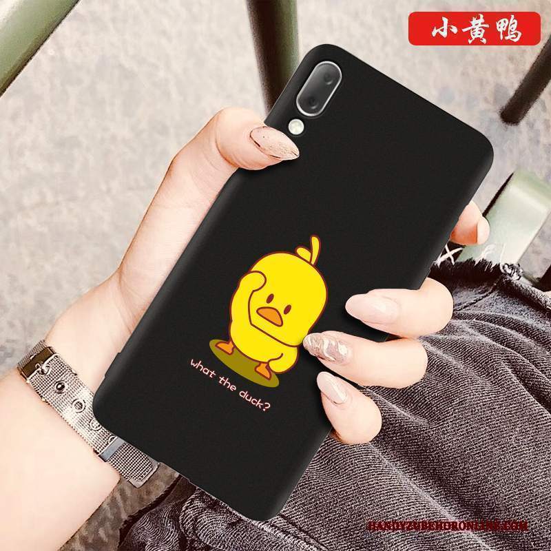 Custodia Sony Xperia L3 Cartone Animato Tendenza Nero, Cover Sony Xperia L3 Silicone Telefono Morbido
