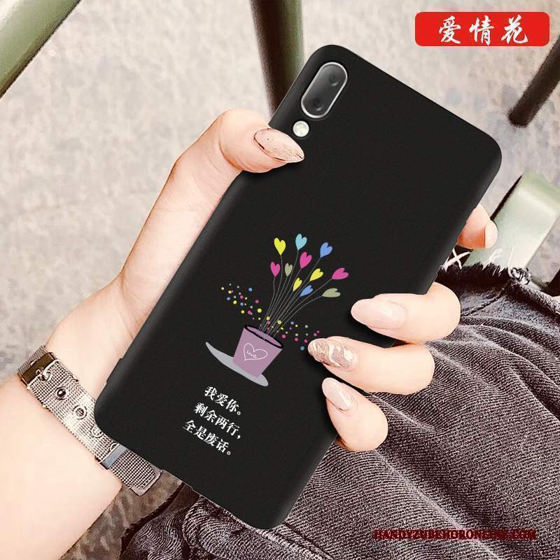 Custodia Sony Xperia L3 Cartone Animato Tendenza Nero, Cover Sony Xperia L3 Silicone Telefono Morbido