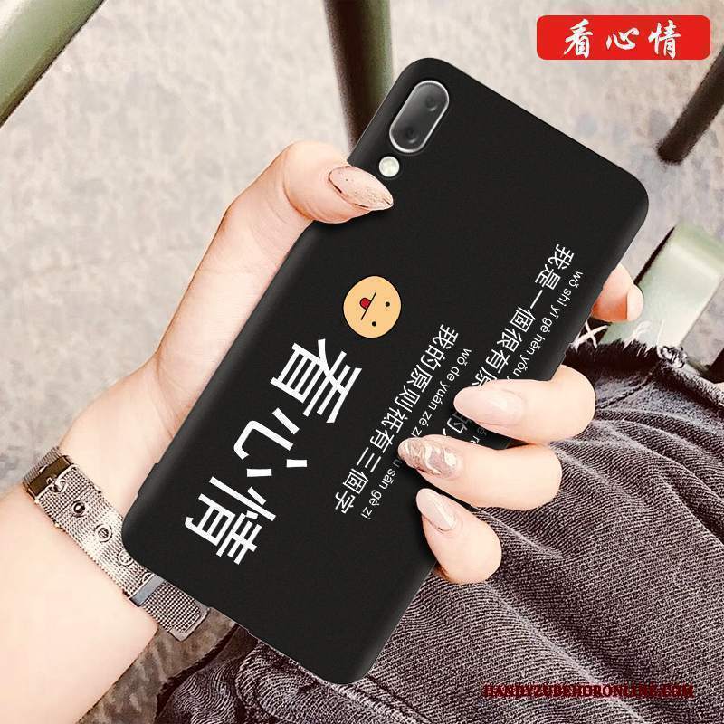 Custodia Sony Xperia L3 Cartone Animato Tendenza Nero, Cover Sony Xperia L3 Silicone Telefono Morbido