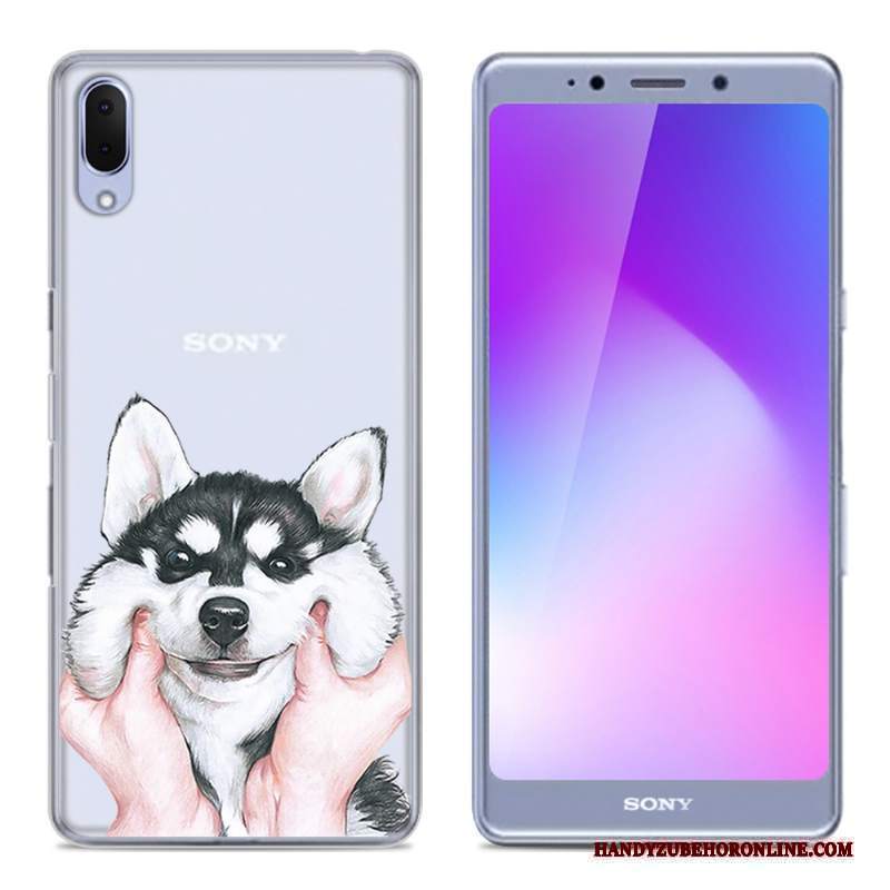 Custodia Sony Xperia L3 Creativo Tendenza Tutto Incluso, Cover Sony Xperia L3 Silicone Verde Morbido