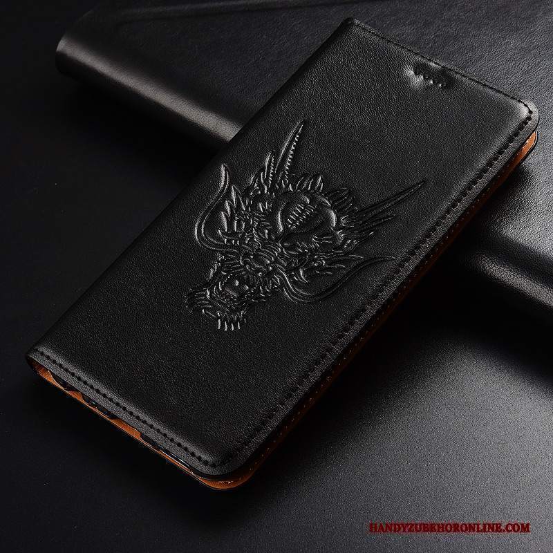 Custodia Sony Xperia L3 Pelle Modello Giallo, Cover Sony Xperia L3 Protezione Dragotelefono