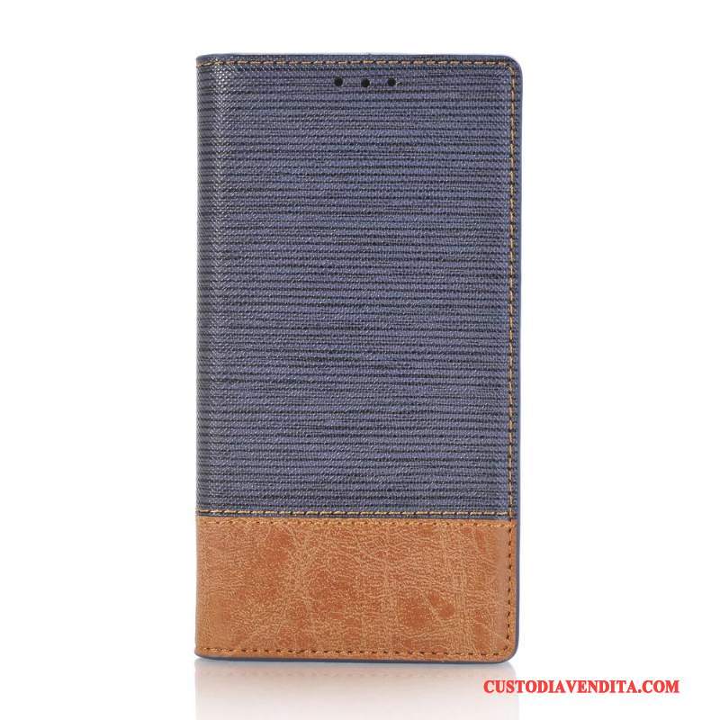 Custodia Sony Xperia X Compact Folio Chiaro Morbido, Cover Sony Xperia X Compact Pelle