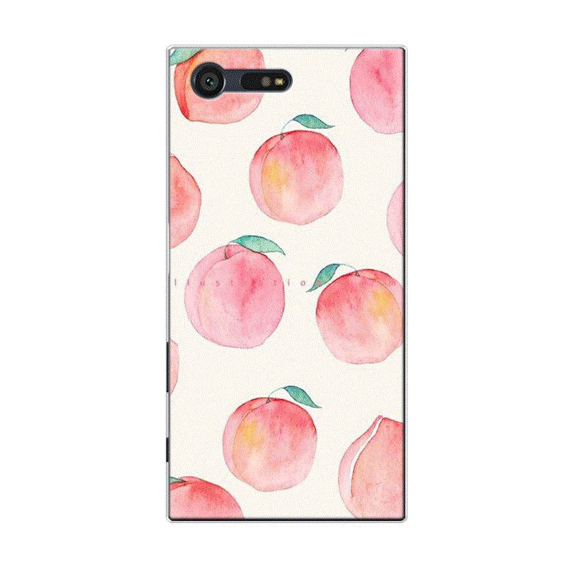 Custodia Sony Xperia X Compact Silicone Frutta Anguria, Cover Sony Xperia X Compact Piccola Verde