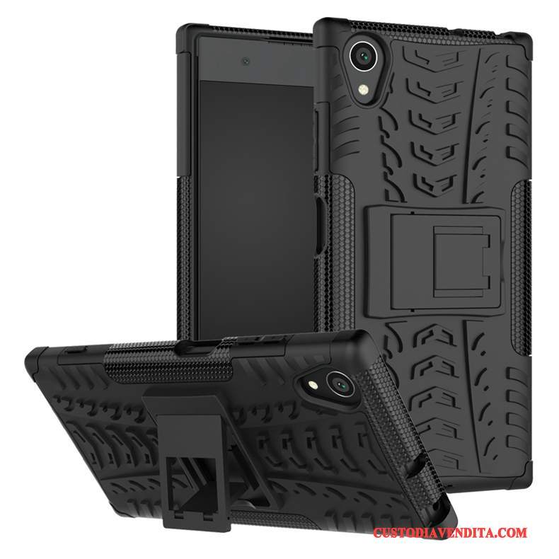 Custodia Sony Xperia Xa1 Plus Telefono Tutto Incluso, Cover Sony Xperia Xa1 Plus Blu Supporto