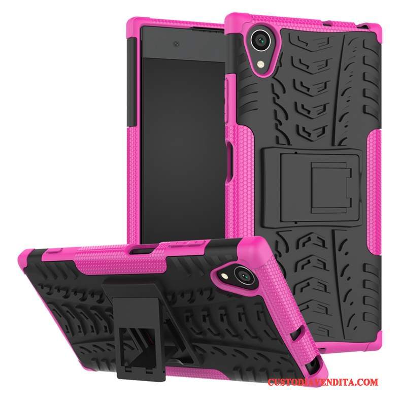 Custodia Sony Xperia Xa1 Plus Telefono Tutto Incluso, Cover Sony Xperia Xa1 Plus Blu Supporto