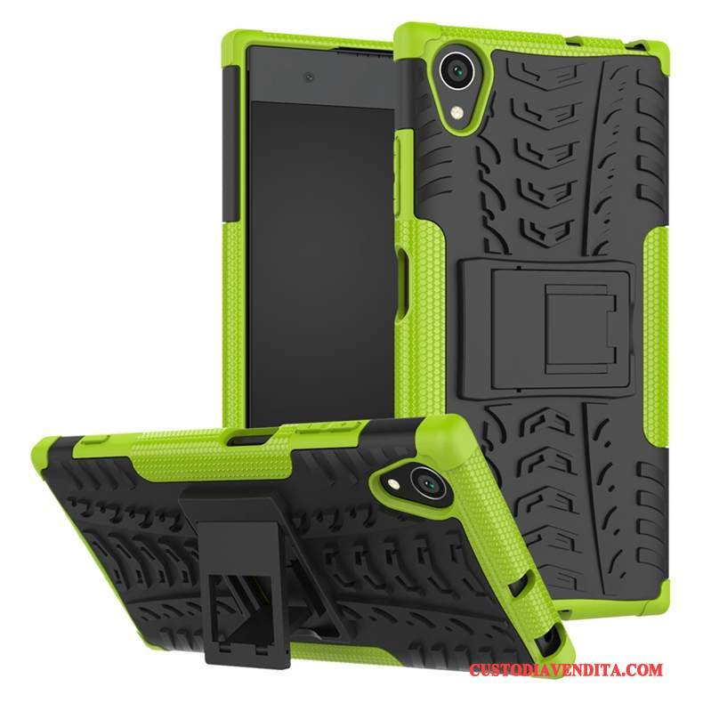 Custodia Sony Xperia Xa1 Plus Telefono Tutto Incluso, Cover Sony Xperia Xa1 Plus Blu Supporto