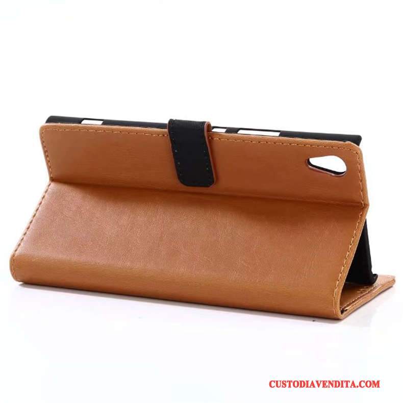Custodia Sony Xperia Xa1 Protezione Supporto Carta, Cover Sony Xperia Xa1 Pelle