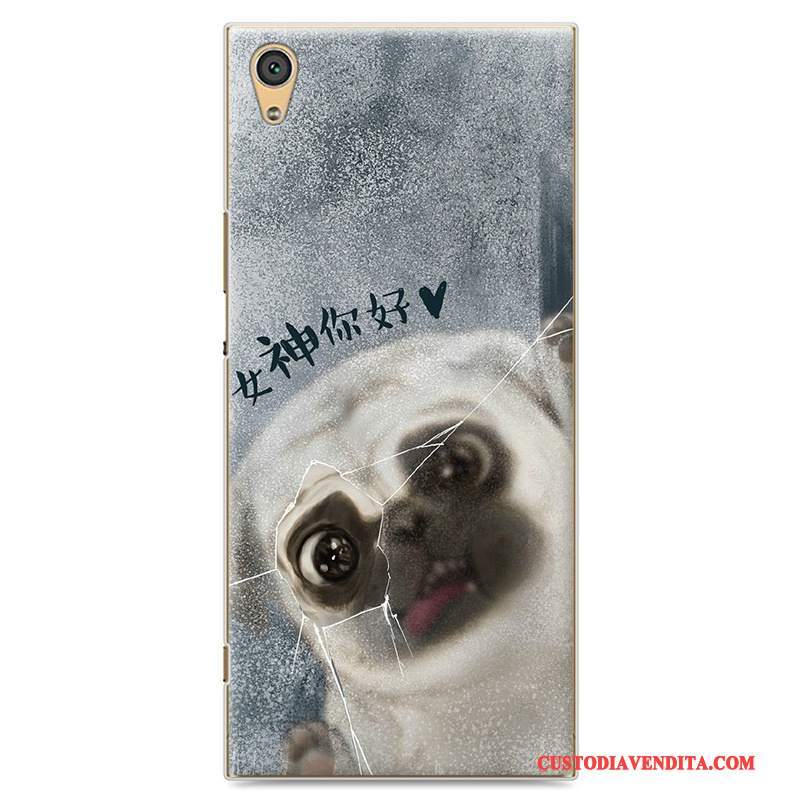 Custodia Sony Xperia Xa1 Ultra Cartone Animato Grigio Di Personalità, Cover Sony Xperia Xa1 Ultra Protezione Difficile Tendenza