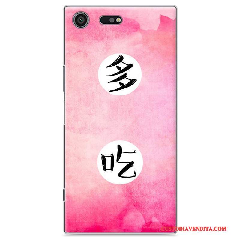 Custodia Sony Xperia Xz Premium Colore Giallo Amanti, Cover Sony Xperia Xz Premium Protezione Telefono