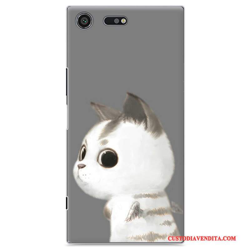 Custodia Sony Xperia Xz Premium Colore Giallo Amanti, Cover Sony Xperia Xz Premium Protezione Telefono