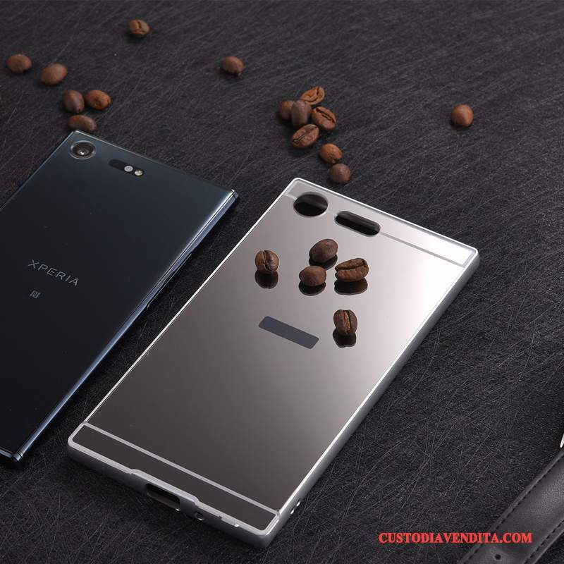 Custodia Sony Xperia Xz Premium Protezione Telaio Coperchio Posteriore, Cover Sony Xperia Xz Premium Sottili Metallo