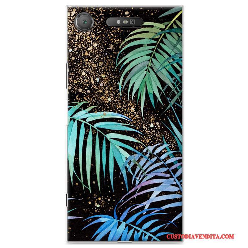 Custodia Sony Xperia Xz1 Cartone Animato Difficiletelefono, Cover Sony Xperia Xz1 Protezione Blu