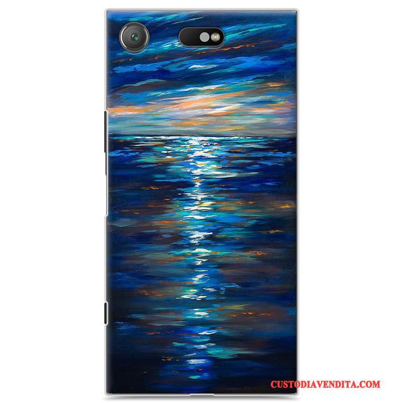 Custodia Sony Xperia Xz1 Compact Cartone Animato Difficile Anti-caduta, Cover Sony Xperia Xz1 Compact Telefono Rosa