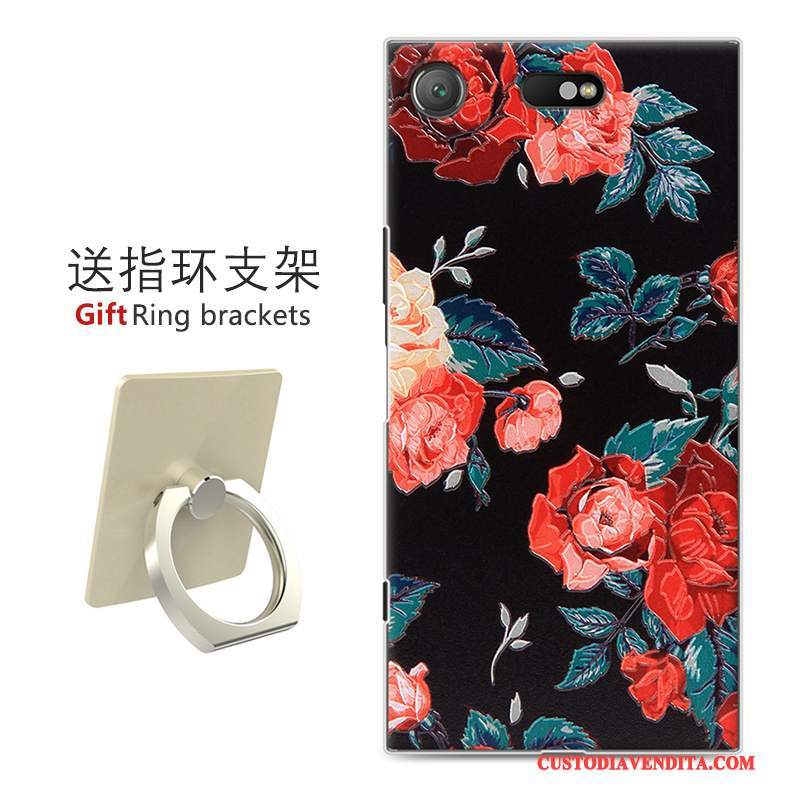 Custodia Sony Xperia Xz1 Compact Creativo Nero Difficile, Cover Sony Xperia Xz1 Compact Protezione Telefono