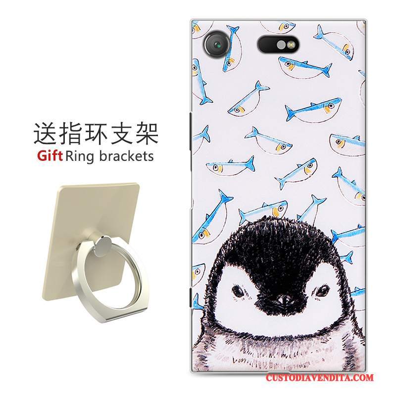 Custodia Sony Xperia Xz1 Compact Creativo Nero Difficile, Cover Sony Xperia Xz1 Compact Protezione Telefono