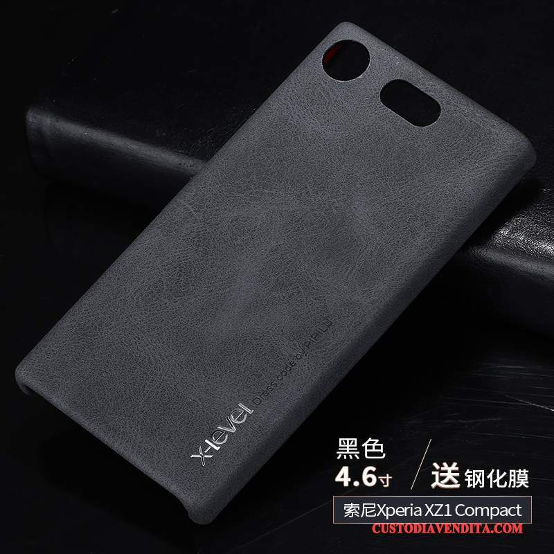 Custodia Sony Xperia Xz1 Compact Pelle Sottiletelefono, Cover Sony Xperia Xz1 Compact Protezione Anti-caduta