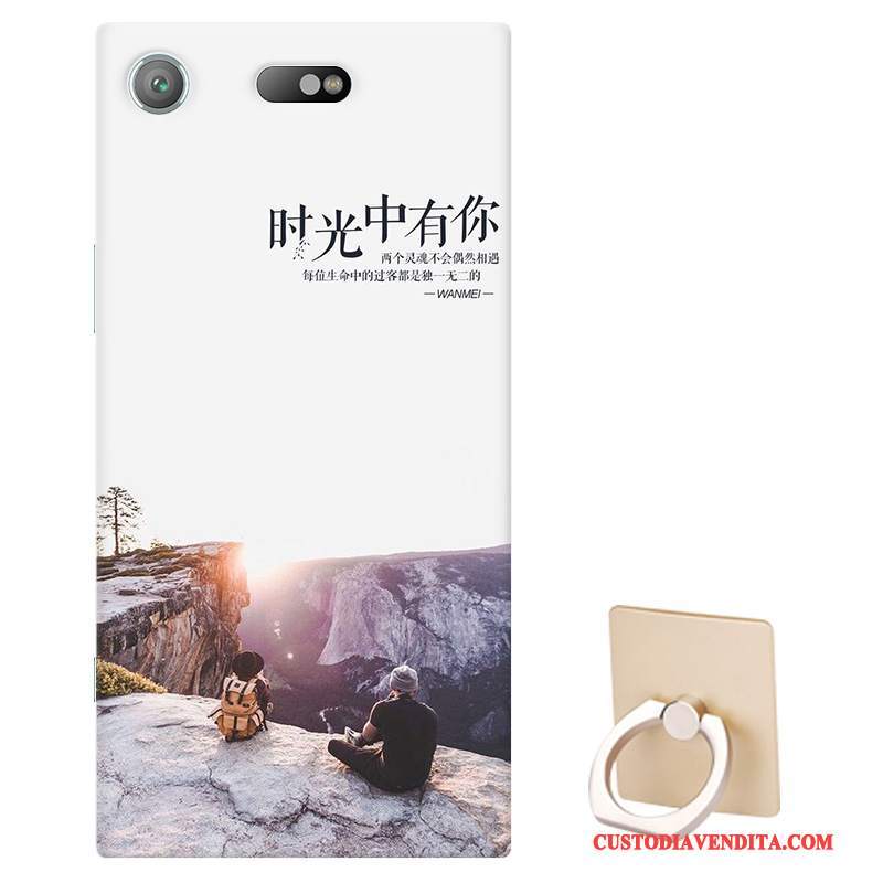 Custodia Sony Xperia Xz1 Compact Strass Telefono Blu Chiaro, Cover Sony Xperia Xz1 Compact Protezione Tendenza Morbido