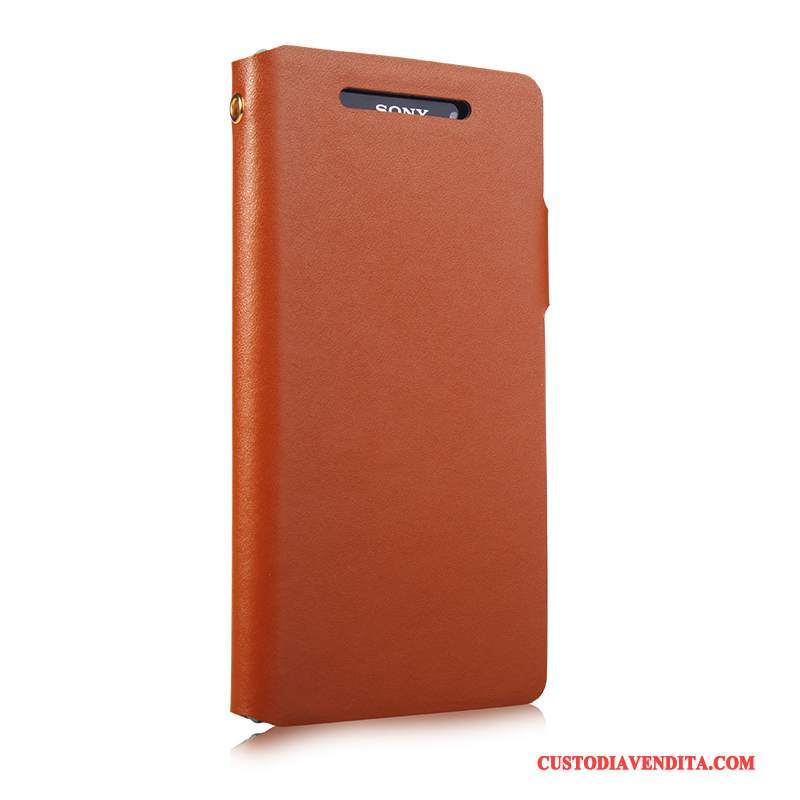 Custodia Sony Xperia Z2 Pelle Blutelefono, Cover Sony Xperia Z2 Protezione