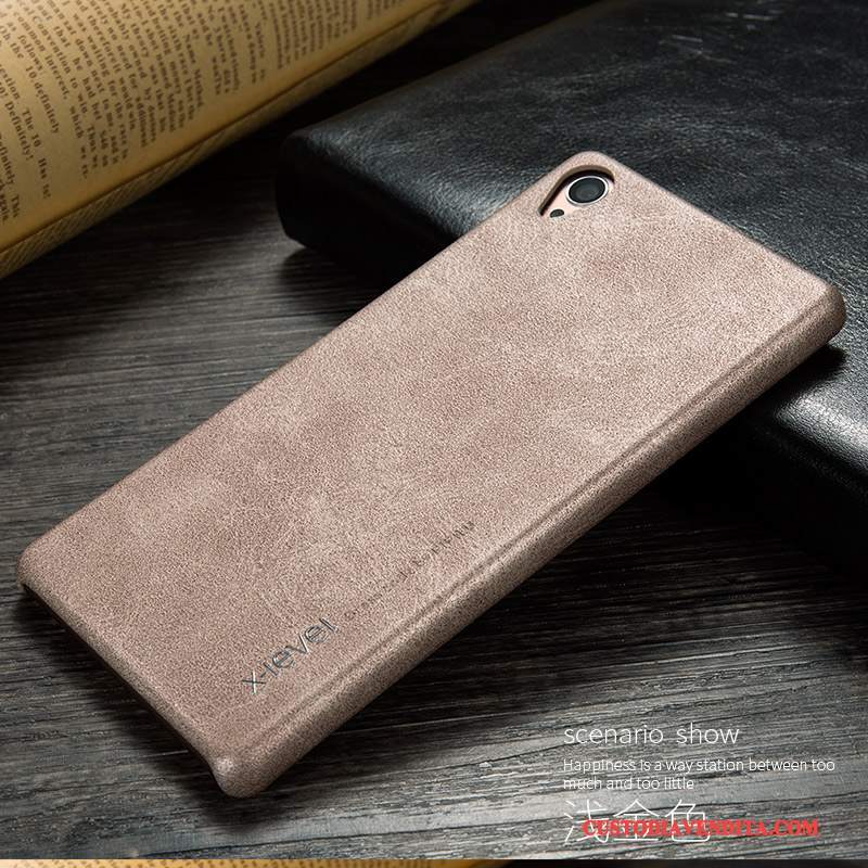 Custodia Sony Xperia Z3 Pelle Affari Nuovo, Cover Sony Xperia Z3 Protezione Morbido Nero