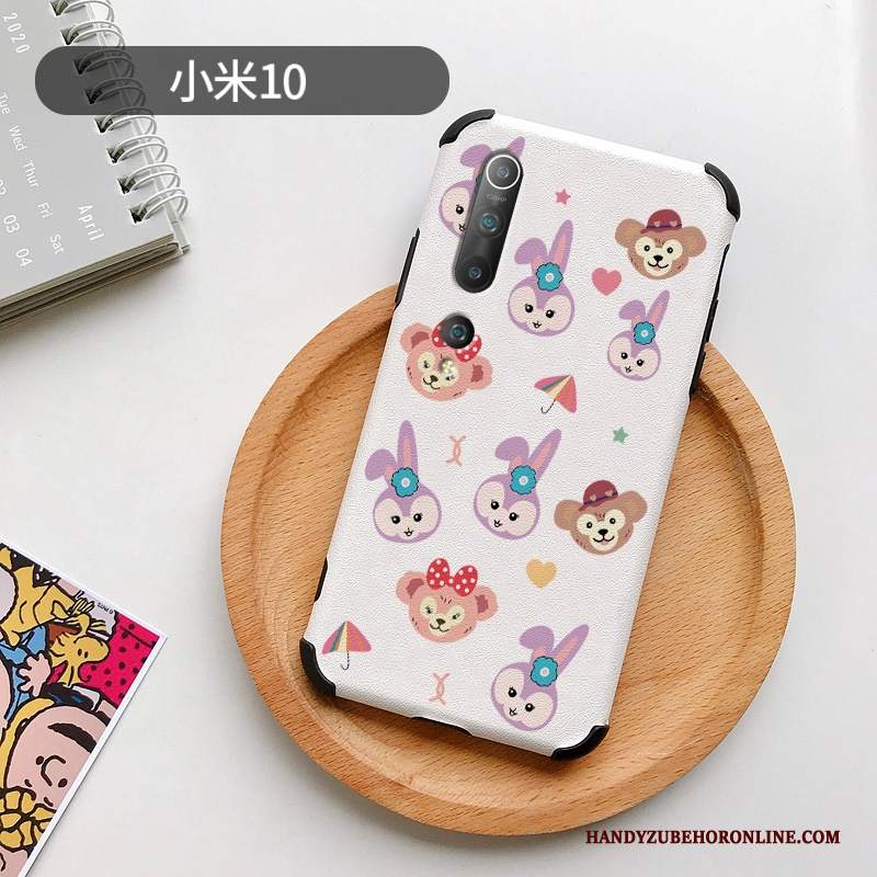 Custodia Xiaomi Mi 10 Cartone Animato Net Red Marchio Di Tendenza, Cover Xiaomi Mi 10 Creativo Piccola Fresco