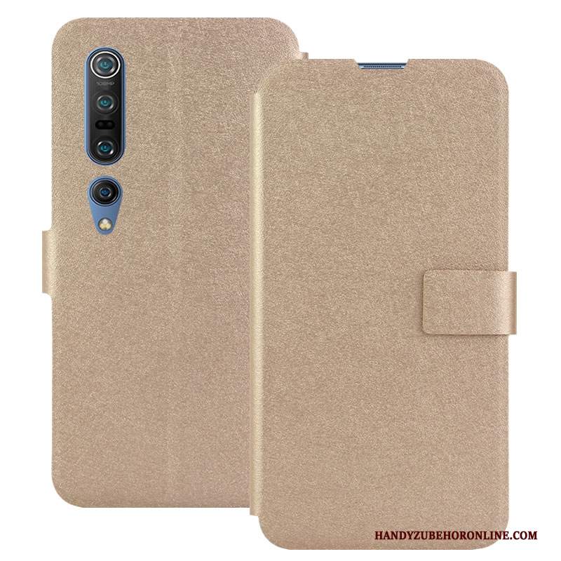 Custodia Xiaomi Mi 10 Pro Folio Fibbia Morbido, Cover Xiaomi Mi 10 Pro Pelle Blu Piccola