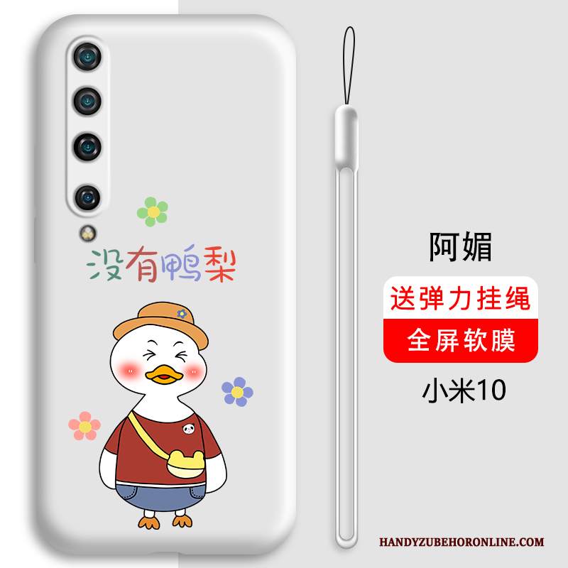 Custodia Xiaomi Mi 10 Silicone Bello Tutto Incluso, Cover Xiaomi Mi 10 Cartone Animato Anti-caduta High End