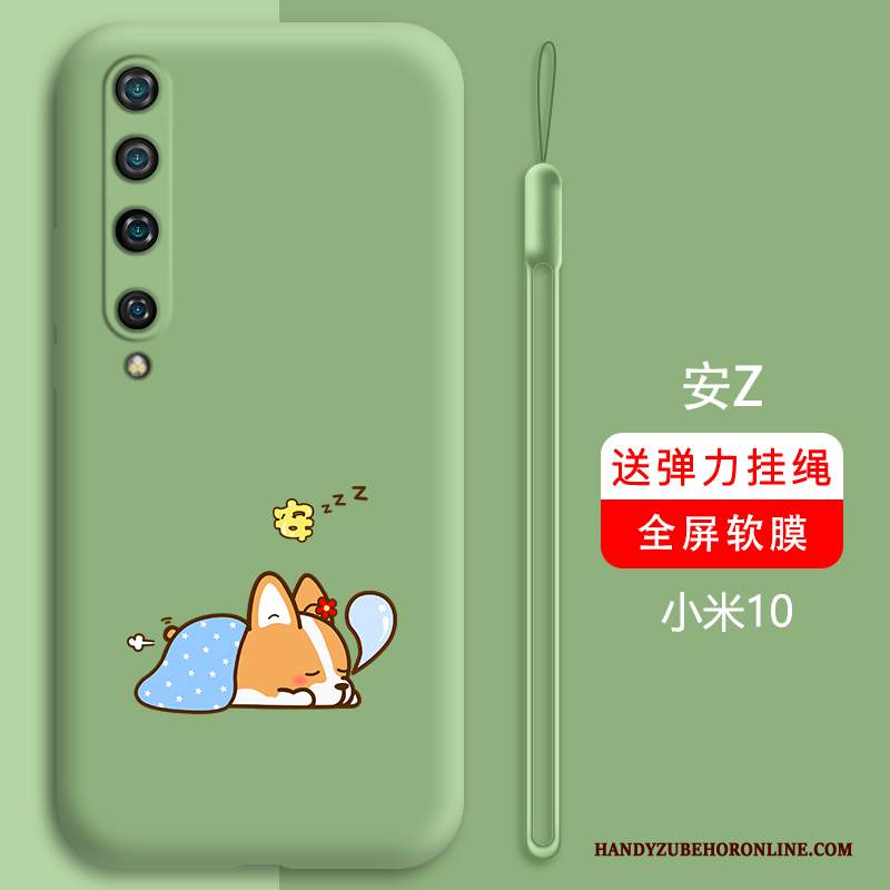 Custodia Xiaomi Mi 10 Silicone Bello Tutto Incluso, Cover Xiaomi Mi 10 Cartone Animato Anti-caduta High End