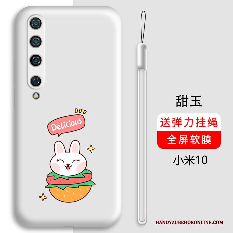 Custodia Xiaomi Mi 10 Silicone Bello Tutto Incluso, Cover Xiaomi Mi 10 Cartone Animato Anti-caduta High End