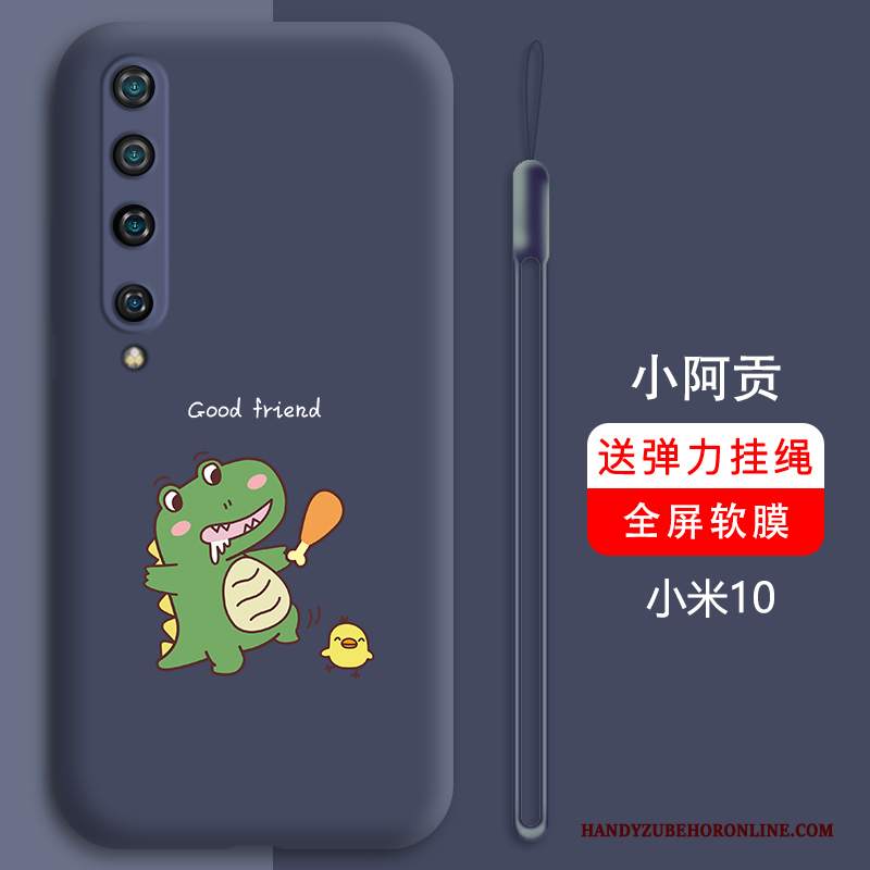 Custodia Xiaomi Mi 10 Silicone Bello Tutto Incluso, Cover Xiaomi Mi 10 Cartone Animato Anti-caduta High End