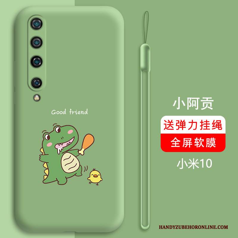 Custodia Xiaomi Mi 10 Silicone Bello Tutto Incluso, Cover Xiaomi Mi 10 Cartone Animato Anti-caduta High End