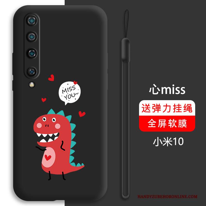 Custodia Xiaomi Mi 10 Silicone Bello Tutto Incluso, Cover Xiaomi Mi 10 Cartone Animato Anti-caduta High End