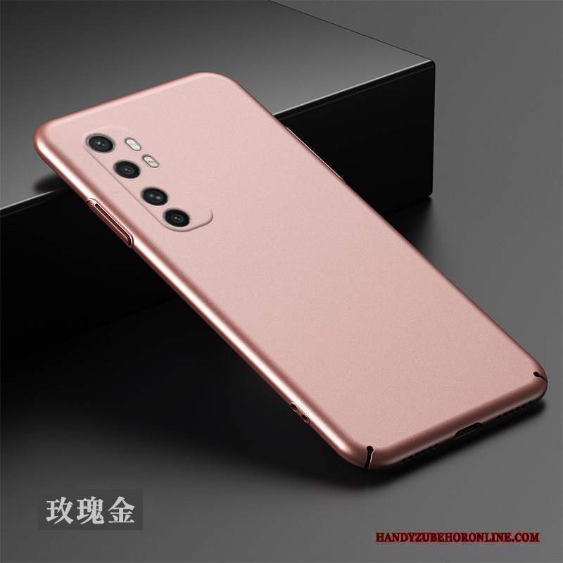 Custodia Xiaomi Mi Note 10 Lite Telefono Nero, Cover Xiaomi Mi Note 10 Lite Semplici Oro