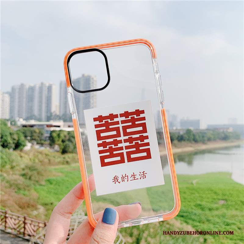 Custodia iPhone 11 Pro Creativo Rosso Amanti, Cover iPhone 11 Pro Protezione Biancotelefono