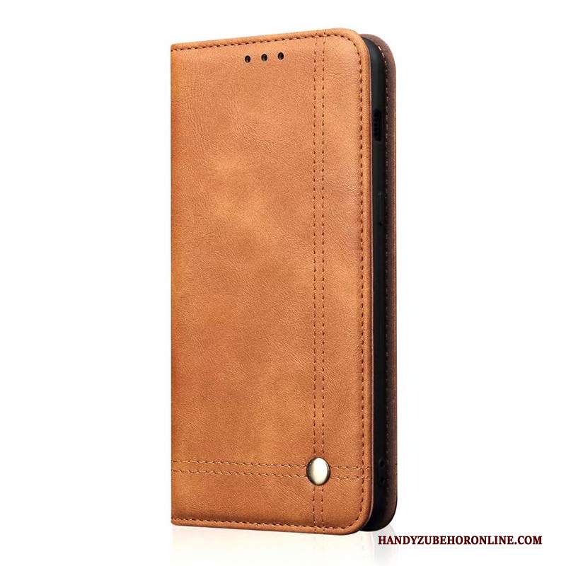 Custodia iPhone 11 Pro Folio Affari Morbido, Cover iPhone 11 Pro Protezione Anti-caduta Giallo