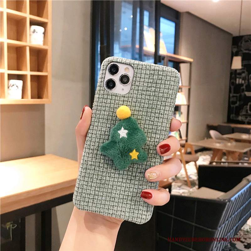 Custodia iPhone 11 Pro Max Natale Tridimensionale, Cover iPhone 11 Pro Max Morbido Anti-caduta