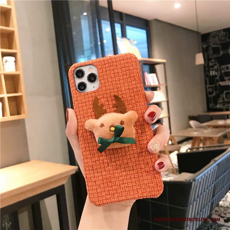 Custodia iPhone 11 Pro Max Natale Tridimensionale, Cover iPhone 11 Pro Max Morbido Anti-caduta
