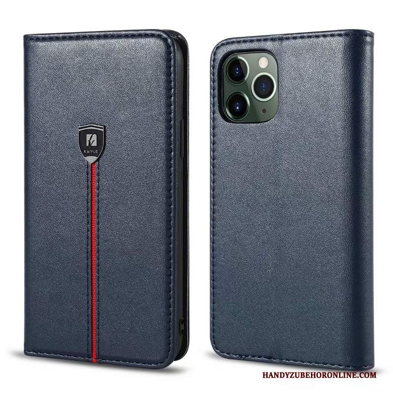 Custodia iPhone 11 Pro Max Protezione Nuovo Morbido, Cover iPhone 11 Pro Max Pelle Nerotelefono