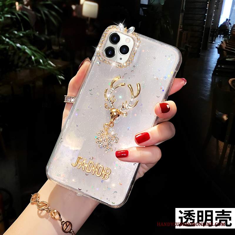 Custodia iPhone 11 Pro Max Silicone Morbidotelefono, Cover iPhone 11 Pro Max Protezione Trasparente Alce