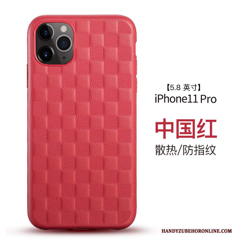 Custodia iPhone 11 Pro Pelle Morbido Marchio Di Tendenza, Cover iPhone 11 Pro Protezione Verdetelefono